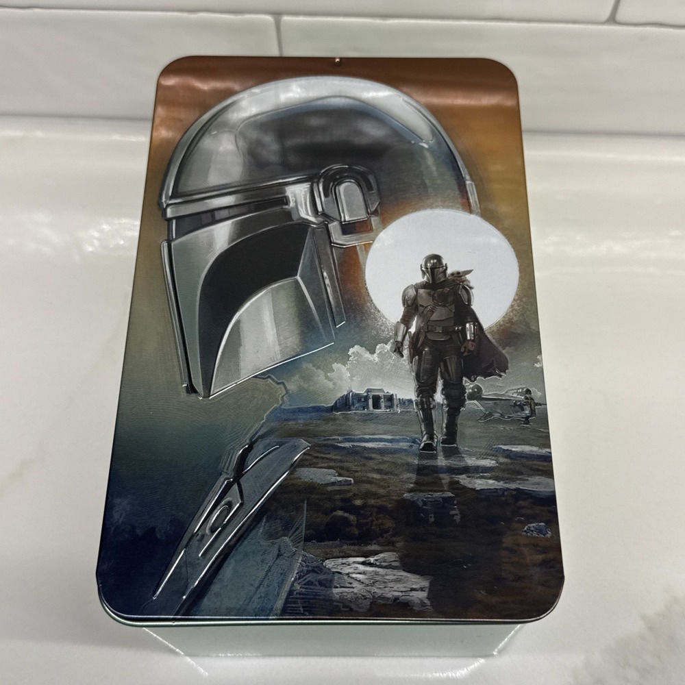 Bath & Body Works Star Wars Mandalorian Grogu Cologne Collectible Tin Only Empty
